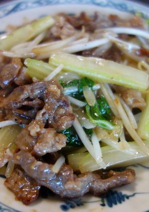 牛肉とセロリ炒め-レシピのメイン写真