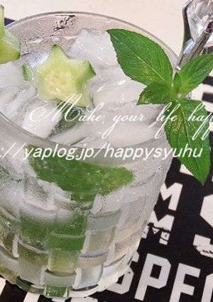 キュウリ☆モヒート（ノンアルコール）-レシピのメイン写真