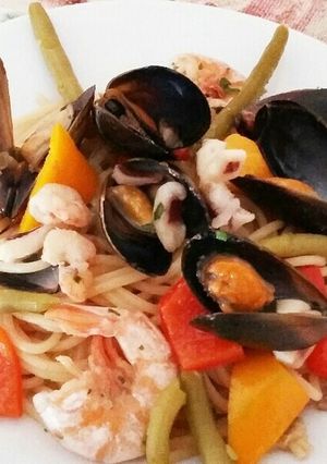 海鮮パスタ frutti di mare-レシピのメイン写真