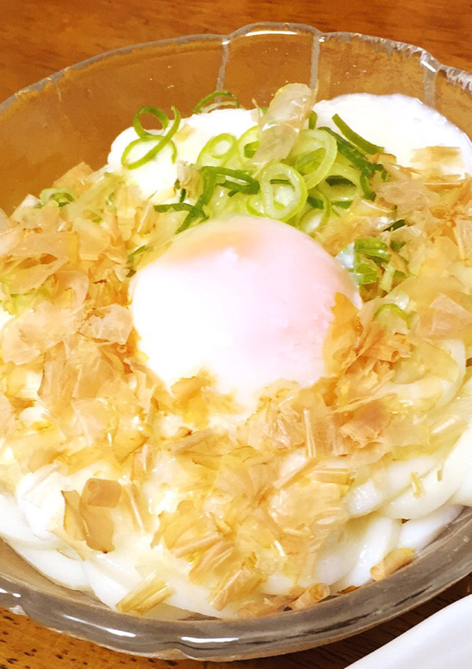 とろろ温玉ぶっかけうどん-レシピのメイン写真