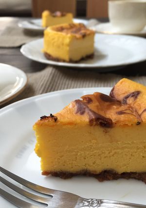 とっておき★パンプキンチーズケーキ-レシピのメイン写真