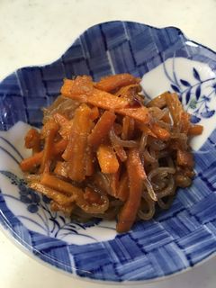 人参と糸コンのきんぴら胡麻和え風-レシピのメイン写真