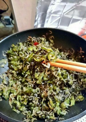 きゅうりとちりめんじゃこの甘辛炒め-レシピのメイン写真