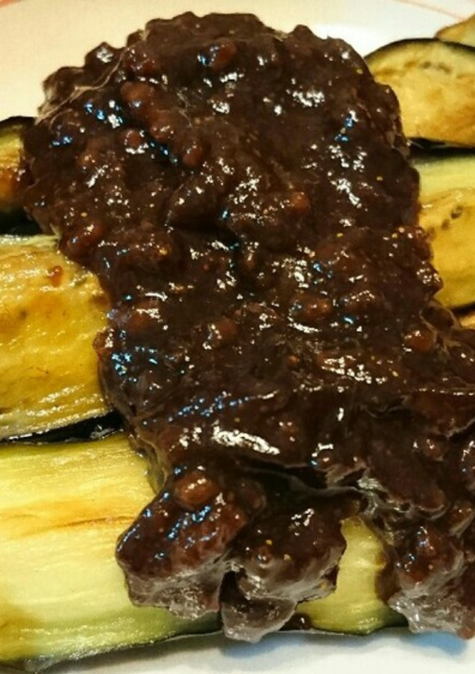 簡単☆肉みそとなすの素揚げ-レシピのメイン写真