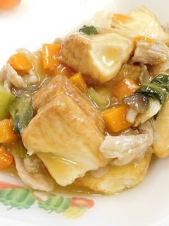 生揚げのオイスターソース炒め(学校給食)-レシピのメイン写真
