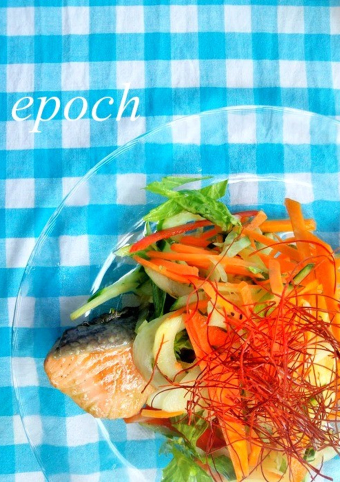 シャキシャキ野菜たっぷり！鮭の南蛮漬け-レシピのメイン写真