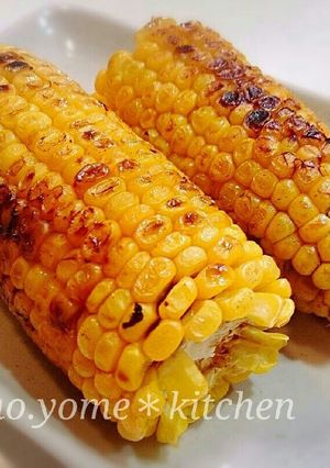 フライパンde簡単 ❃ 焼きとうもろこし-レシピのメイン写真