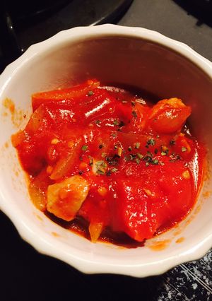 鶏肉 トマト煮-レシピのメイン写真
