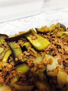 ナスとひき肉の炒め物-レシピのメイン写真