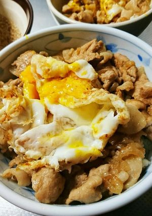 野菜嫌い子の手抜きキャベツ入り焼き肉丼-レシピのメイン写真