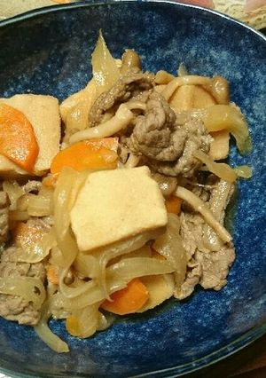 牛肉と玉ねぎの甘辛炒め煮-レシピのメイン写真