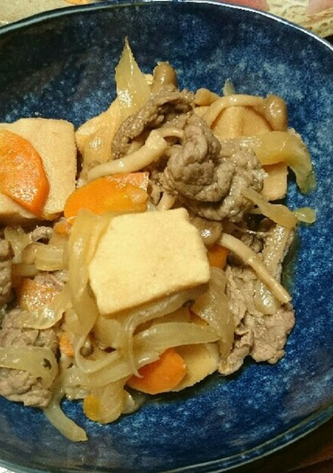 牛肉と玉ねぎの甘辛炒め煮-レシピのメイン写真