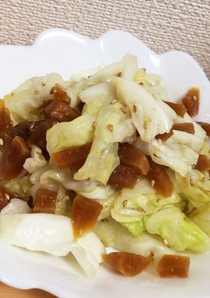 キャベツと漬物の和え物(常備菜)-レシピのメイン写真