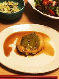 ふわふわ♡豆腐ハンバーグ-レシピのメイン写真