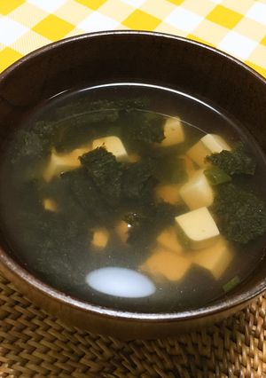海苔と豆腐のエスニックスープ-レシピのメイン写真