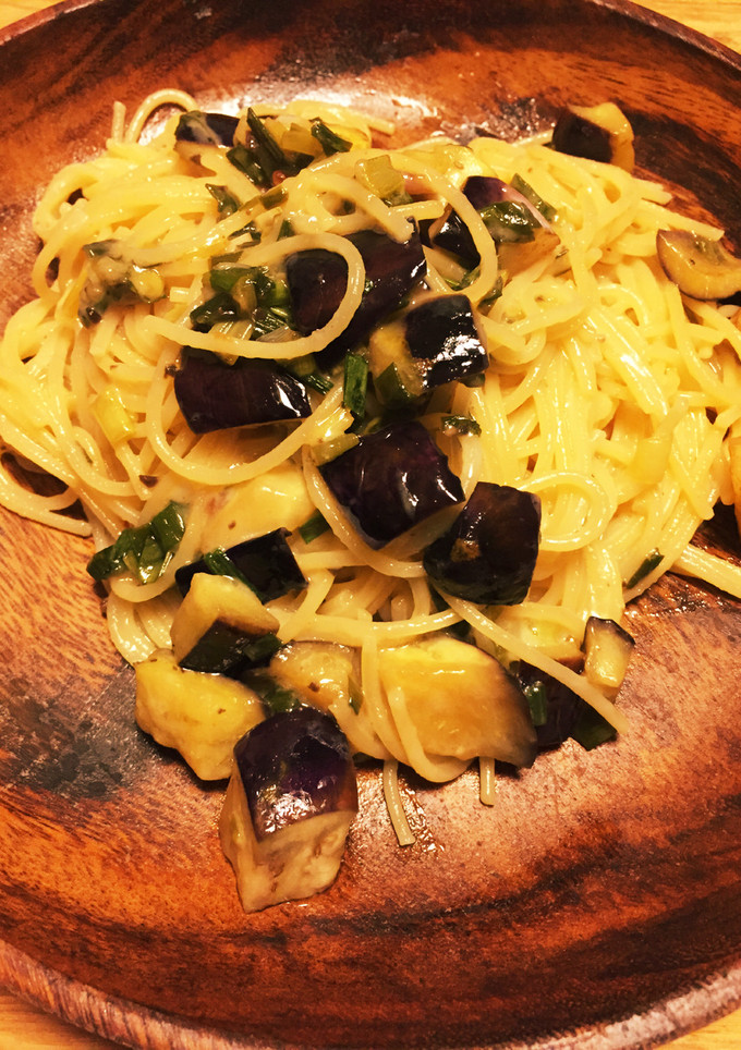 茄子とネギの和風チーズパスタ☆-レシピのメイン写真