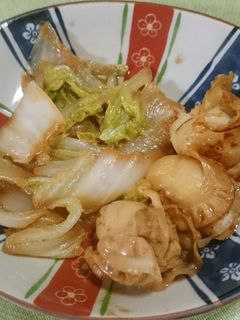 白菜とホタテ貝の炒めもの-レシピのメイン写真