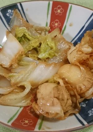 白菜とホタテ貝の炒めもの-レシピのメイン写真