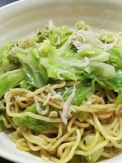 キャベツとシラスの塩焼きそば-レシピのメイン写真