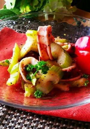 イカとセロリの味わい炒め-レシピのメイン写真
