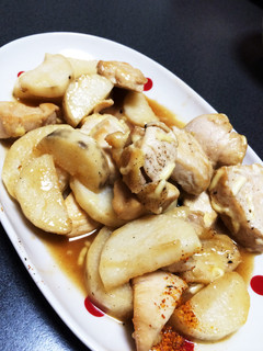 山芋と胸肉の甘辛煮-レシピのメイン写真