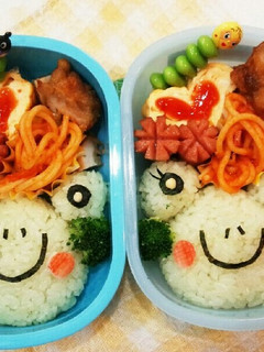 キャラ弁 かえるさん 年長年少のお弁当-レシピのメイン写真