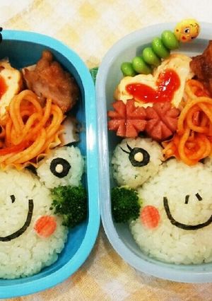 キャラ弁 かえるさん 年長年少のお弁当-レシピのメイン写真