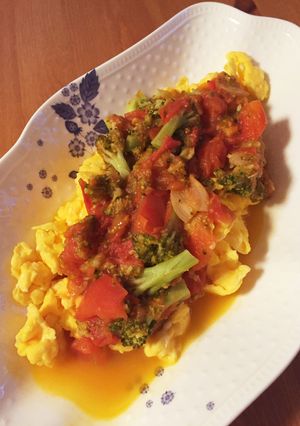 冷めても美味しい、いりたまトマト-レシピのメイン写真