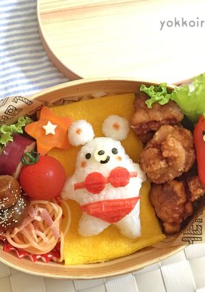 クマちゃん♡夏弁当♡簡単♡キャラ弁-レシピのメイン写真
