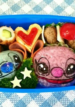 スティッチ♥エンジェル ☆ キャラ弁-レシピのメイン写真