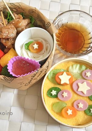 あさがお弁当☆夏弁当☆簡単☆-レシピのメイン写真