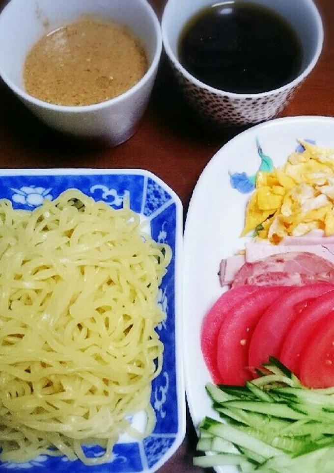 冷やし中華風つけ麺！超簡単タレアレンジ！-レシピのメイン写真