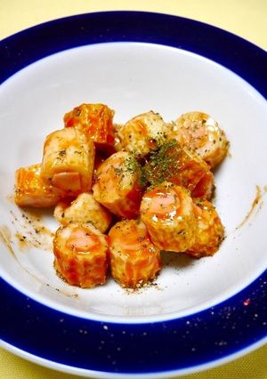 簡単！竹輪ソーセージのレモンケチャ和え-レシピのメイン写真