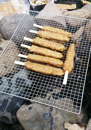 BBQカレーつくねシシカバブ風-レシピのメイン写真