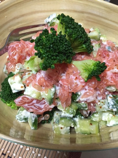 夏野菜とフルーツのヨーグルトサラダ-レシピのメイン写真