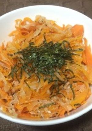 人参と玉葱の明太子ソース炒め-レシピのメイン写真