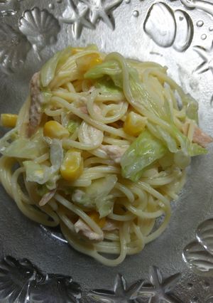 茹でキャベツの時短サラスパ☆-レシピのメイン写真