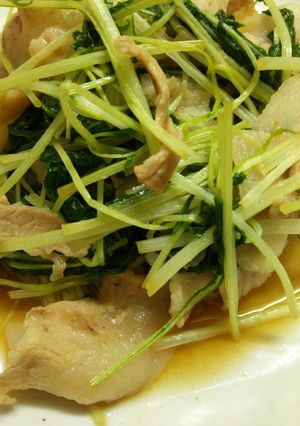 水菜と豚バラ肉のあっさり焼肉☆-レシピのメイン写真