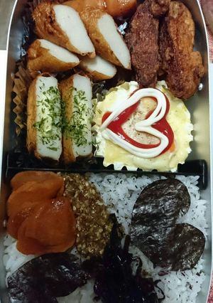 レンジで50秒！カップ卵♥お弁当-レシピのメイン写真