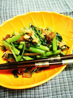 茎を食べる!~空心菜のザーサイ炒め~-レシピのメイン写真