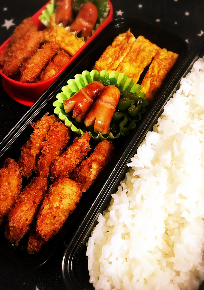 野球部弁当(o^^o)次男編5＋母弁-レシピのメイン写真