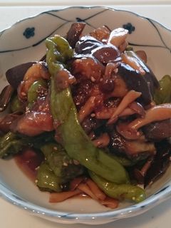 茄子と甘長とうがらし煮-レシピのメイン写真