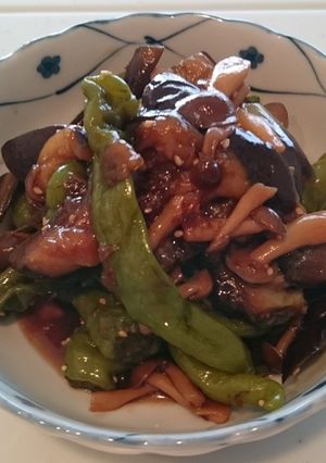 茄子と甘長とうがらし煮-レシピのメイン写真