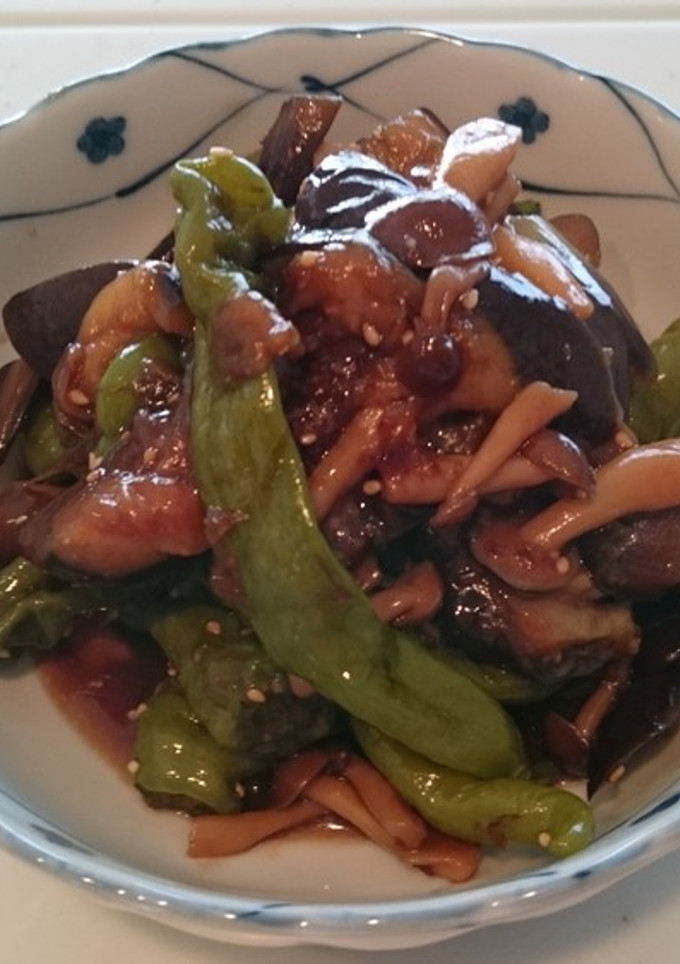 茄子と甘長とうがらし煮-レシピのメイン写真