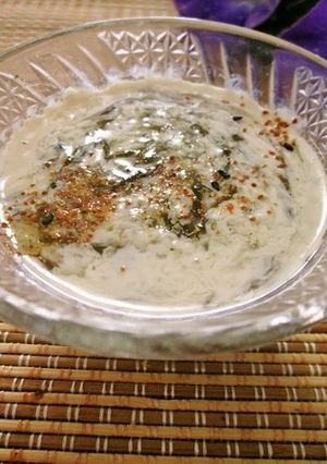 即席☆市販もずく酢でとろとろ豆乳スープ-レシピのメイン写真