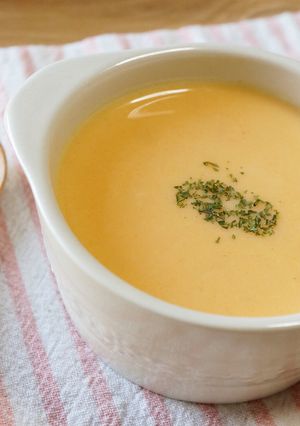 にんじんと玉ねぎの豆乳スープ-レシピのメイン写真