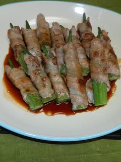 オクラの肉巻き-レシピのメイン写真
