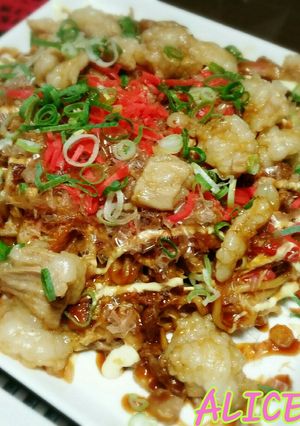 簡単♡ぷりっぷり!!ホルモン焼きそば☺-レシピのメイン写真