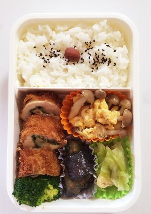 毎日男弁当⁂大葉チーズのチキンカツ弁当-レシピのメイン写真
