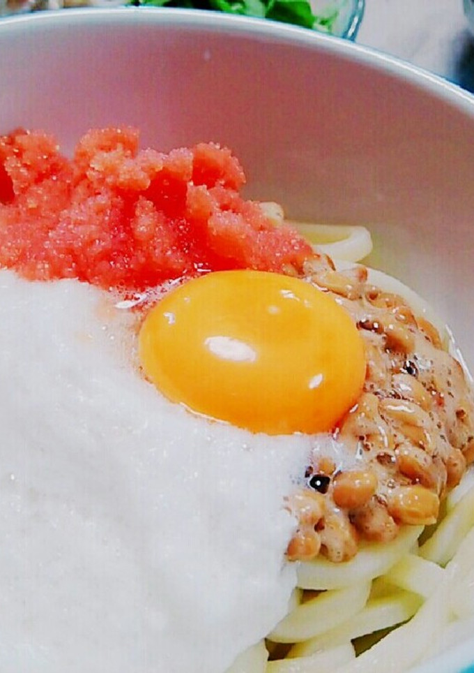 とろろと納豆のネバネバうどん-レシピのメイン写真